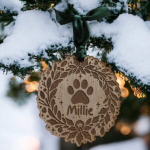 Personalised Dog Christmas Bauble