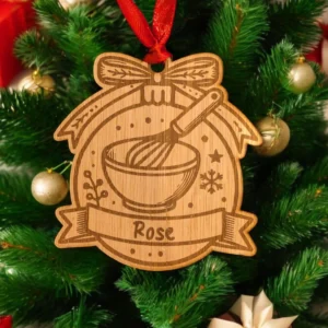 Personalised Baking Christmas Bauble
