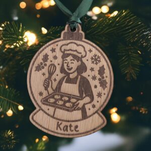 Personalised Mum’s Kitchen Christmas Bauble